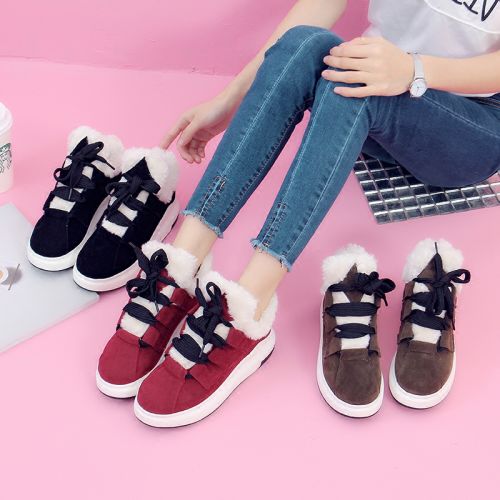 Chaussures de printemps femme en PU ronde Génoise, avec lacets - semelle polyuréthane Ref 1002543