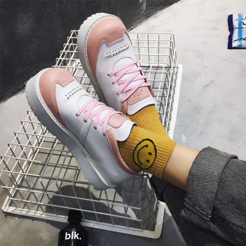 Chaussures de printemps femme en fibre Superfine FURREZIO ronde avec lacets, Modèles mélangées, étanche - semelle caoutchou