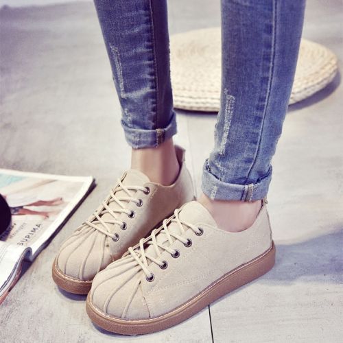 Chaussures de printemps femme en vache, Nubuck, ronde Génoise, avec lacets - semelle caoutchouc Ref 1002565