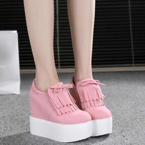 Chaussures de printemps femme en vache, Nubuck, FURREZIO ronde ouverture profonde, houppe, Génoise, étanche - sem