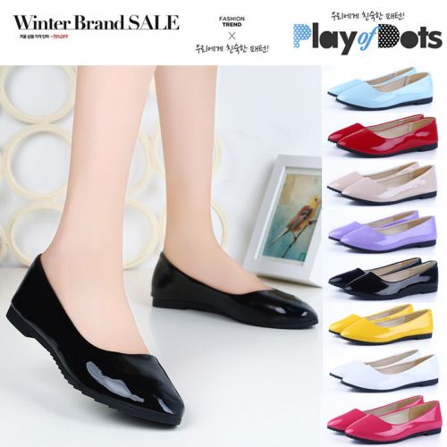 Chaussures de printemps femme en PU ronde - semelle caoutchouc Ref 1002694