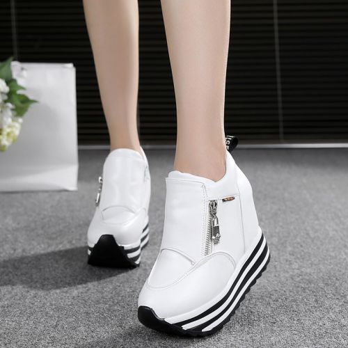 Chaussures de printemps femme en PU FURREZIO ronde avec lacets, Génoise - semelle polyuréthane Ref 1002700