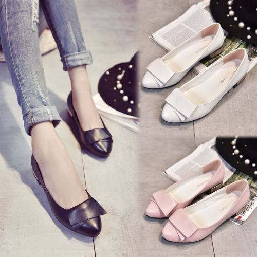 Chaussures de printemps femme en PU pointu ouverture profonde, arc - semelle caoutchouc Ref 1002724