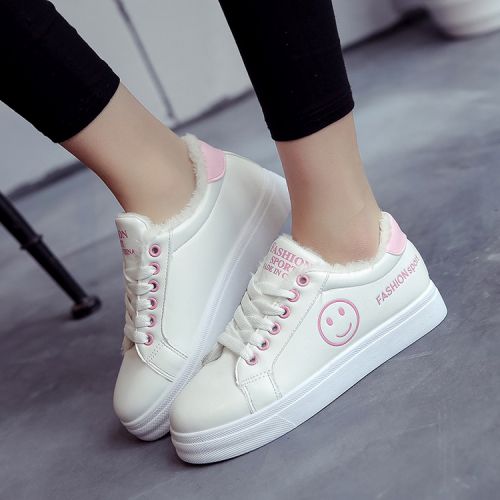 Chaussures de printemps femme en PU ronde - semelle caoutchouc Ref 994138