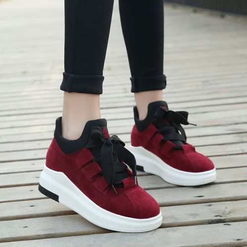 Chaussures de printemps femme en PU ronde étanche, avec lacets - loisir semelle polyuréthane Ref 994163