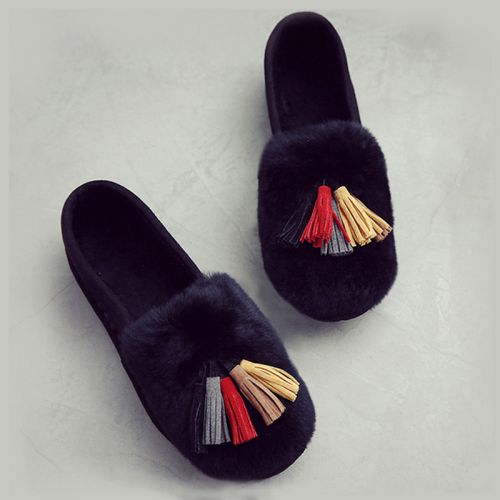 Chaussures de printemps femme en ronde - semelle caoutchouc Ref 994165