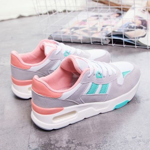 Chaussures de printemps femme en PU ronde avec lacets, T-strap, Modèles mélangées, Wedges - semelle polyuréthane Ref 9941