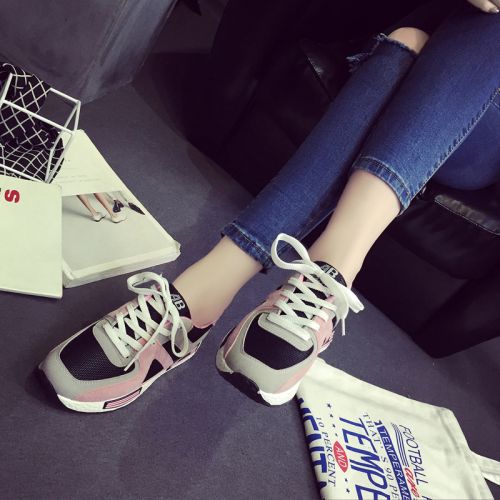 Chaussures de printemps femme en vache, Nubuck, ronde avec lacets, Modèles mélangées, étanche - semelle polyuréth