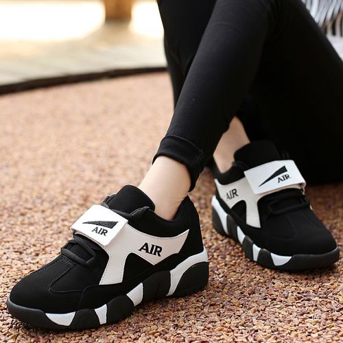 Chaussures de printemps femme en Une variété matériaux épissure ronde avec lacets, moraillon, T-strap, Modèles mélangées