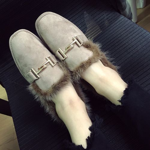 Chaussures de printemps femme en tête carrée - confortable semelle fond composite Ref 994237