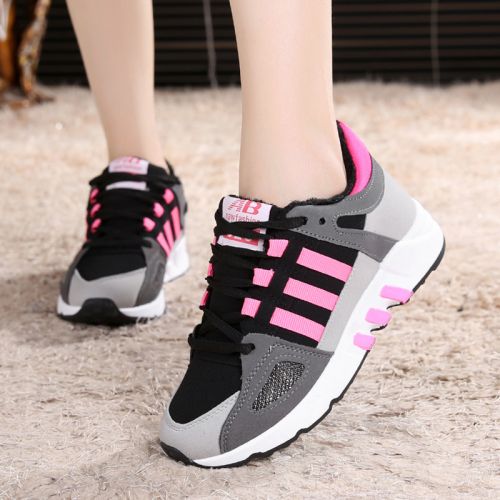 Chaussures de printemps femme en vache, Nubuck, ronde avec lacets, Génoise, étanche - semelle caoutchouc Ref 99