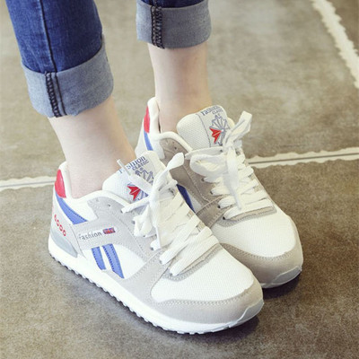 Chaussures de printemps femme en engrener ronde ouverture profonde- semelle caoutchouc - Ref 994274