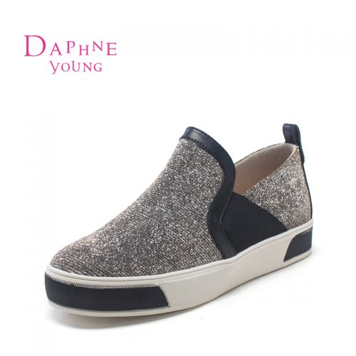 Chaussures de printemps femme en tissu DAPHNE ronde Modèles mélangées - semelle caoutchouc Ref 994351