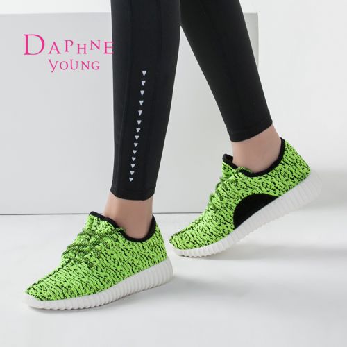 Chaussures de printemps femme en tissu DAPHNE ronde avec lacets - semelle mousse caoutchouc Ref 994369