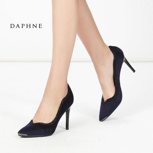 Chaussures de printemps femme en Une variété matériaux épissure DAPHNE pointu ouverture profonde, paillette - loisir Re