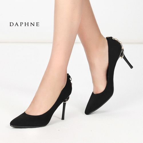 Chaussures de printemps femme en tissu DAPHNE pointu décoration métallique - Ref 994375
