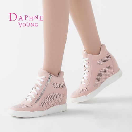 Chaussures de printemps femme en tissu DAPHNE ronde avec lacets - semelle TPR Ref 994380