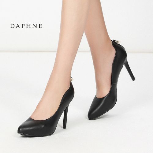 Chaussures de printemps femme en PU DAPHNE pointu ouverture profonde- sexy - semelle caoutchouc Ref 994381
