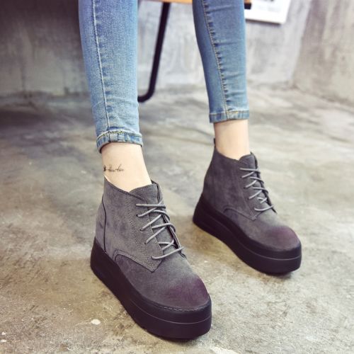 Chaussures de printemps femme en ronde étanche - semelle polyuréthane Ref 994403