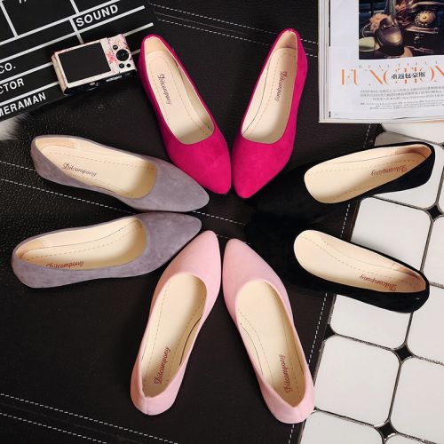 Chaussures de printemps femme en pointu ouverture profonde- Commuter - semelle PVC Ref 994420