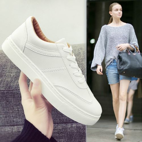 Chaussures de printemps femme en PU ronde avec lacets - loisir Ref 994448