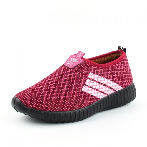 Chaussures de printemps femme en tissu ronde Modèles mélangées - semelle polyuréthane Ref 994517