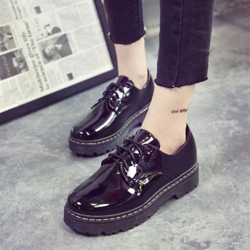 Chaussures de printemps femme en Manteau peinture ronde Génoise, étanche, Avec une combinaison fines, Style romain - collè