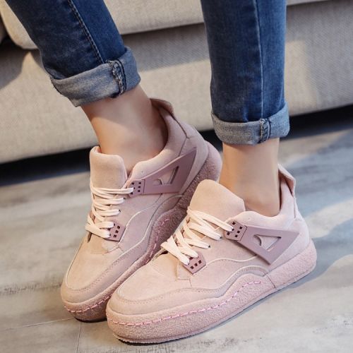 Chaussures de printemps femme en ronde ouverture profonde- semelle caoutchouc - Ref 994569