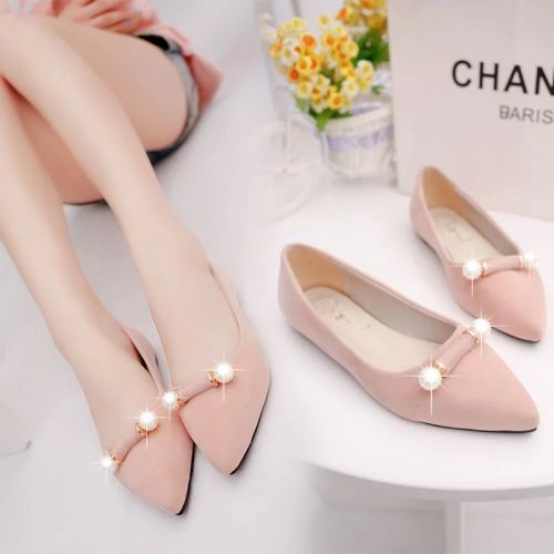 Chaussures de printemps femme en pointu - semelle caoutchouc Ref 994618