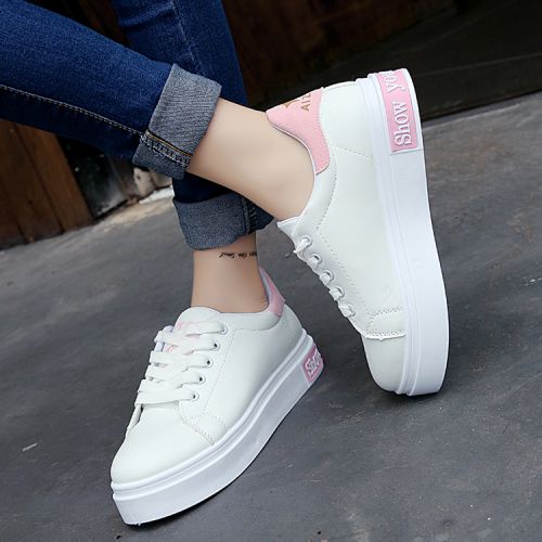 Chaussures de printemps femme en PU ronde - semelle caoutchouc Ref 994676