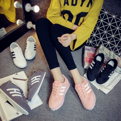 Chaussures de printemps femme en vache, Nubuck, ZYZENYOUVIP ronde avec lacets, étanche - loisir semelle caoutch