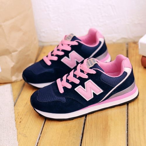 Chaussures de printemps femme en engrener ronde ouverture profonde, avec lacets, Modèles mélangées, - semelle 