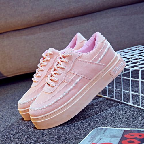 Chaussures de printemps femme en Ercengzhupi ronde - collège Ref 994744