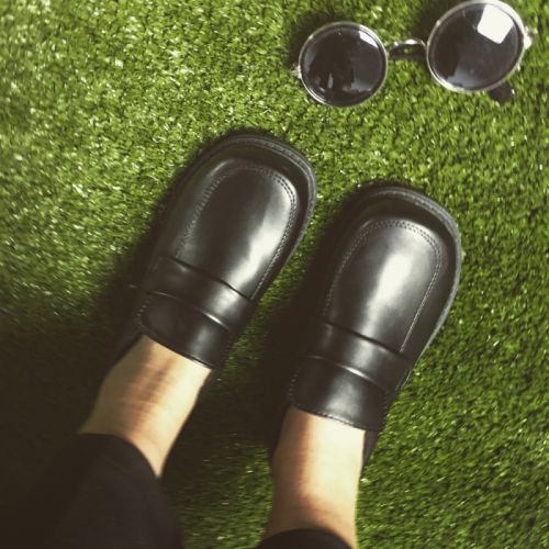 Chaussures de printemps femme en PU ronde - Ref 994752