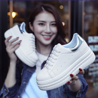 Chaussures de printemps femme en PU ronde ouverture profonde- semelle caoutchouc - Ref 994778