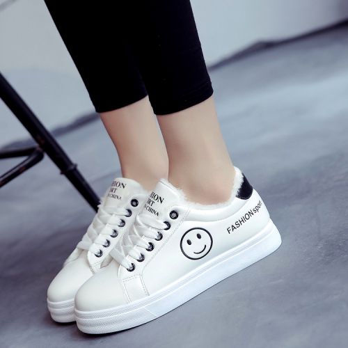 Chaussures de printemps femme en PU ronde avec lacets, Modèles mélangées - semelle caoutchouc Ref 994784