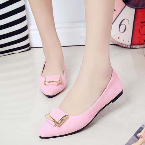 Chaussures de printemps femme en pointu ouverture profonde- doux - semelle caoutchouc Ref 994810