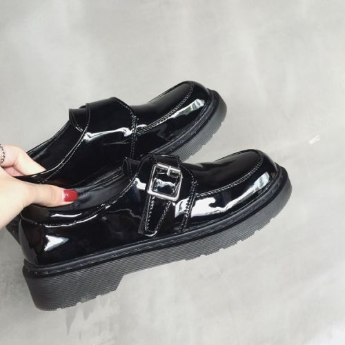 Chaussures de printemps femme en PU ronde - Ref 994833