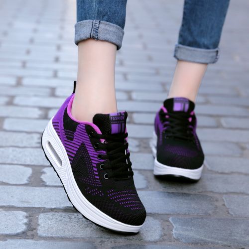 Chaussures de printemps femme en engrener ronde ouverture profonde, avec lacets, Modèles mélangées, Ceinture décoration