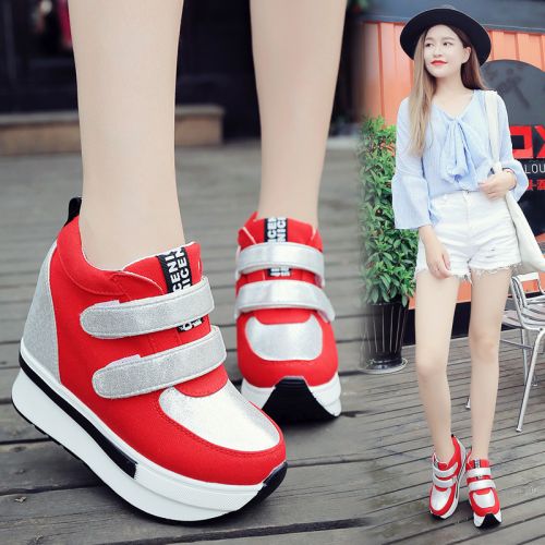 Chaussures de printemps femme en PU ronde Modèles mélangées, Wedges - semelle caoutchouc Ref 994847