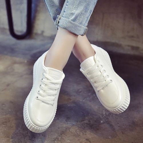 Chaussures de printemps femme en PU ronde - semelle caoutchouc Ref 994922