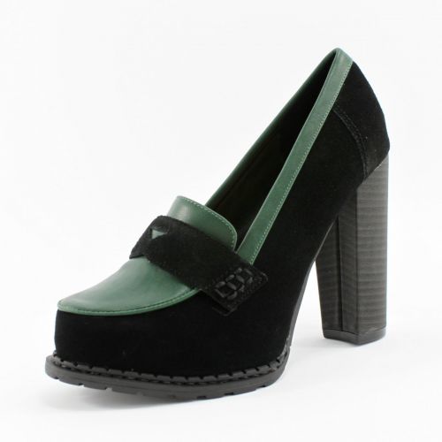 Chaussures de printemps femme en Une variété matériaux épissure DAPHNE ronde - doux semelle caoutchouc Ref 995027