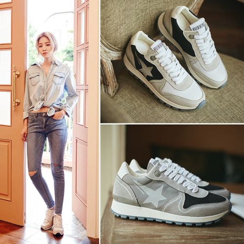 Chaussures de printemps femme en Première couche cuir pointu avec lacets, Modèles mélangées, Wedges, engrener - loisir