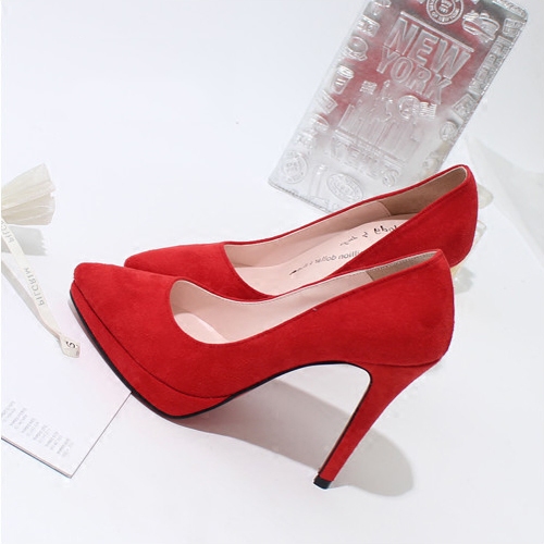 Chaussures de printemps femme en pointu ouverture profonde, étanche - sexy semelle caoutchouc Ref 995114