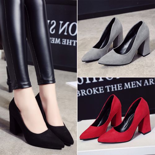 Chaussures de printemps femme en pointu ouverture profonde, - semelle caoutchouc Ref 995135