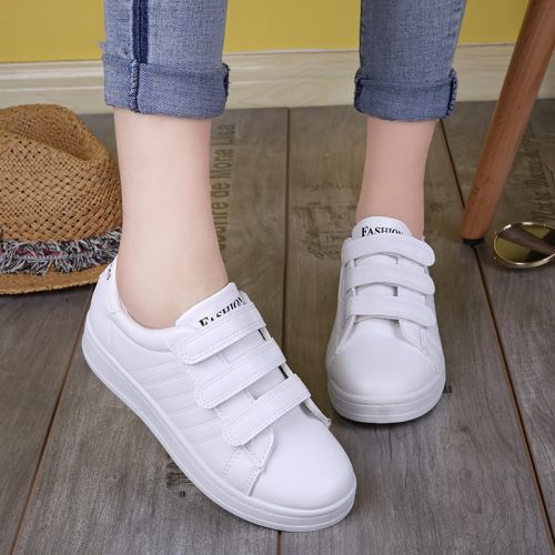Chaussures de printemps femme en PU ronde - Ref 995142