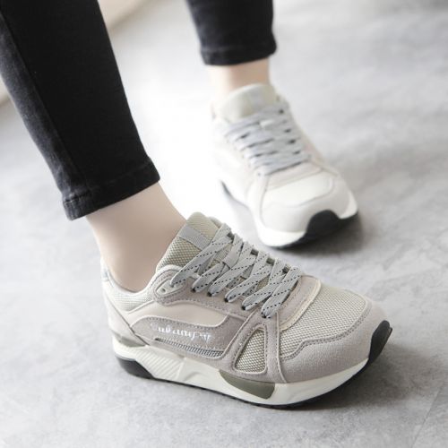 Chaussures de printemps femme en engrener ronde avec lacets, Modèles mélangées, étanche, - semelle caoutchouc Re