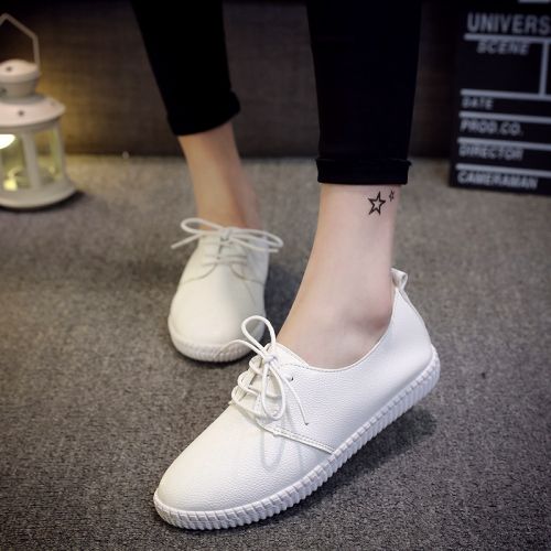 Chaussures de printemps femme en PU ronde ouverture profonde- doux - semelle caoutchouc Ref 995151