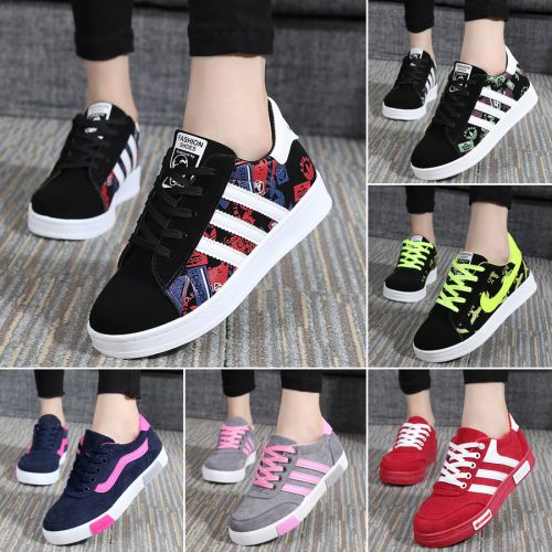Chaussures de printemps femme en PU ronde avec lacets - semelle caoutchouc Ref 995159