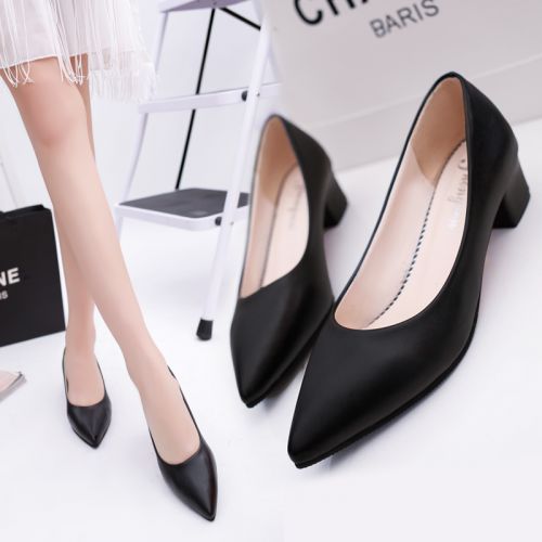 Chaussures de printemps femme en PU pointu - semelle caoutchouc Ref 995187